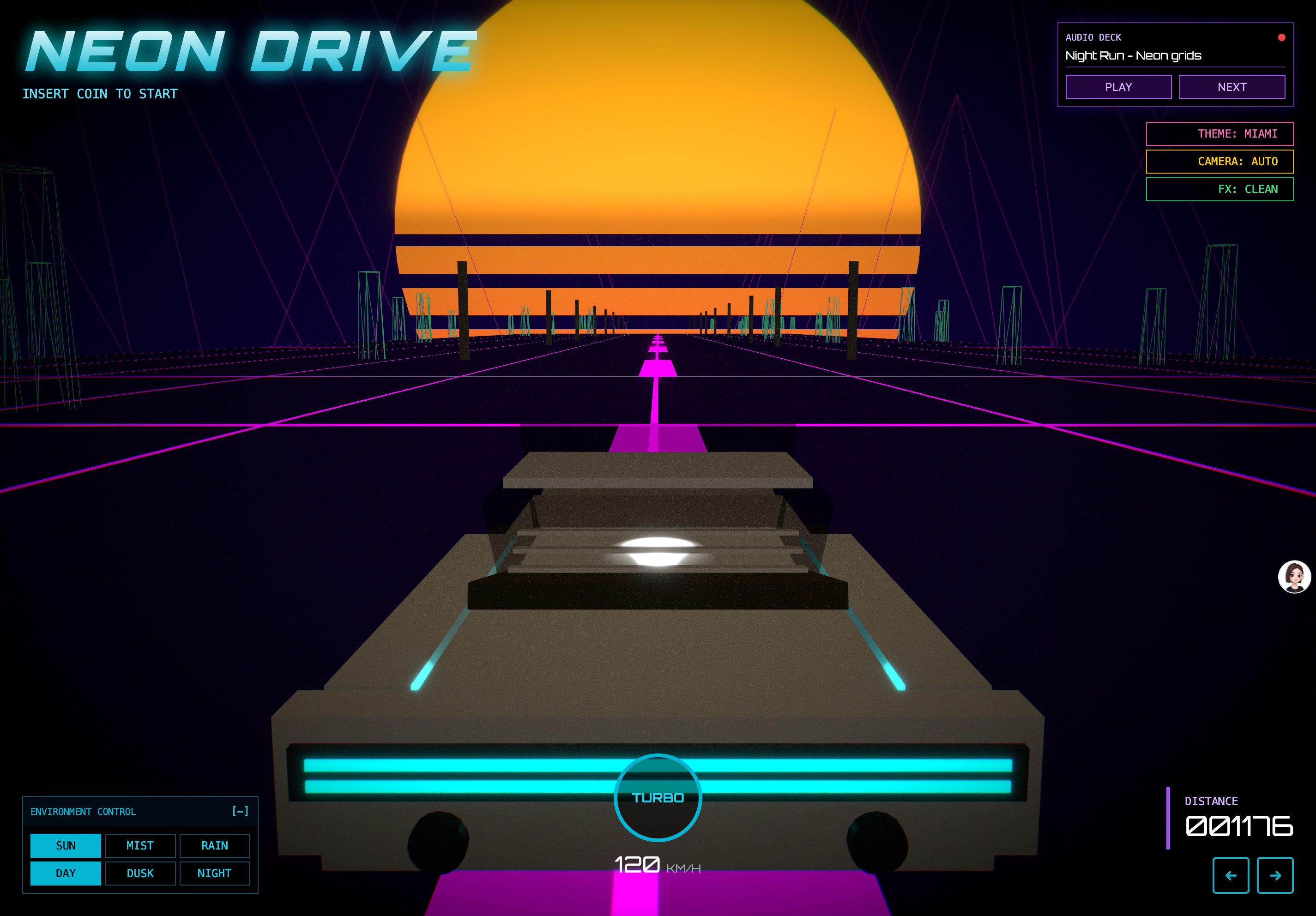 Imagen del proyecto Neon Drive